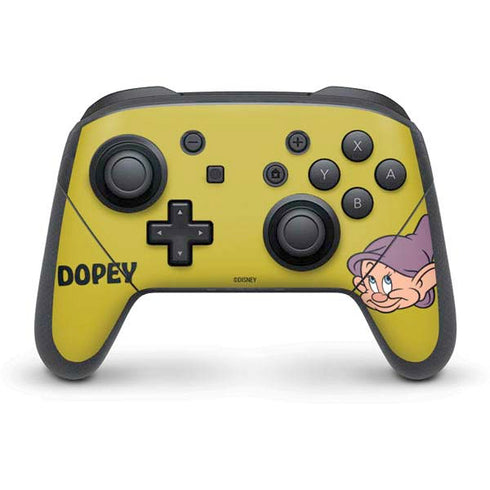 Disney Snow White Dopey Dwarf Nintendo Switch Pro Controller Skin
