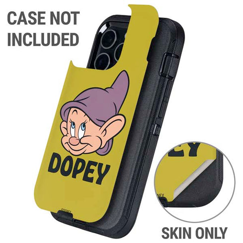 Disney Snow White Dopey Dwarf Otterbox Defender iPhone Skin