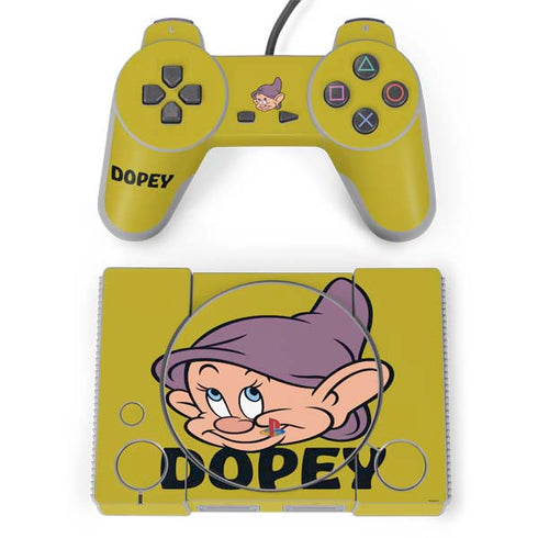 Disney Snow White Dopey Dwarf PlayStation Classic Bundle Skin