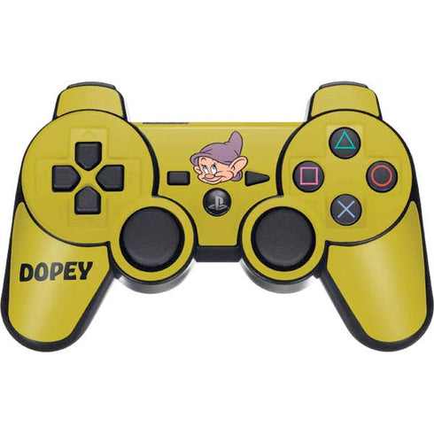 Disney Snow White Dopey Dwarf PS3 Dual Shock wireless controller Skin