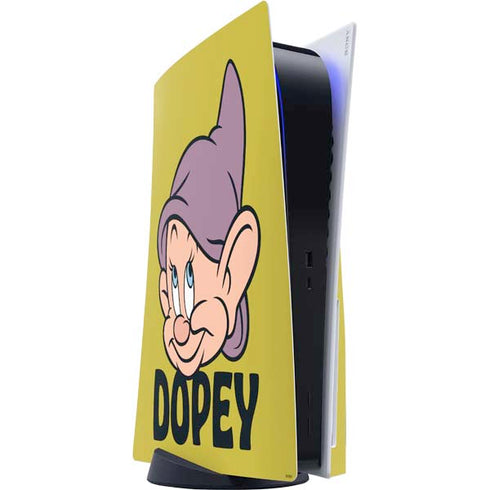 Disney Snow White Dopey Dwarf PS5 Console Skin