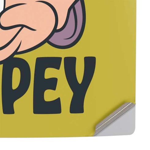 Disney Snow White Dopey Dwarf PS5 Slim Disk Console Skin