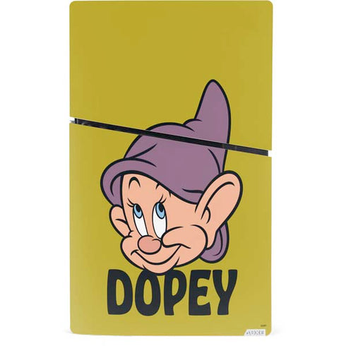 Disney Snow White Dopey Dwarf PS5 Slim Digital Edition Bundle Skin