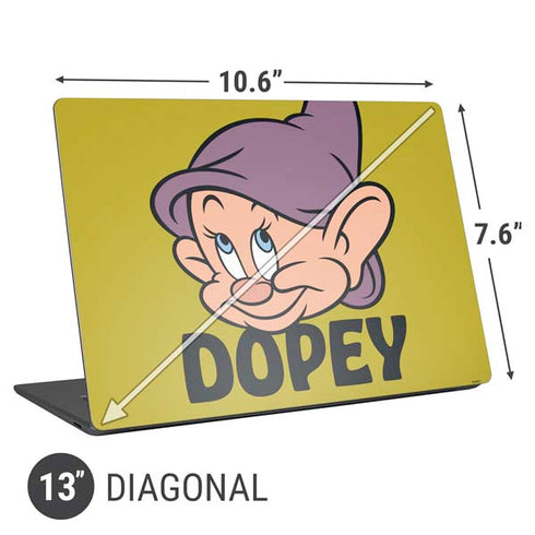 Disney Snow White Dopey Dwarf Universal Laptop 13in (10.6 x 7.6in) Skin