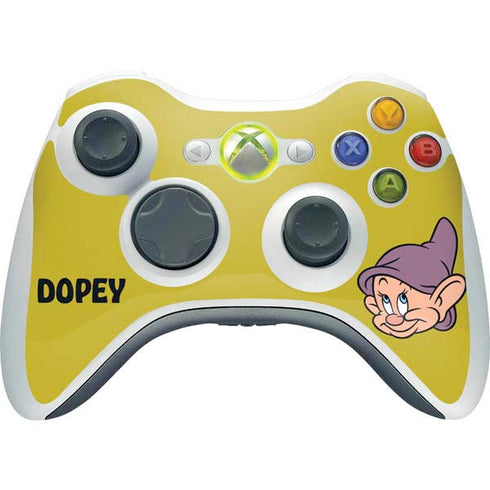 Disney Snow White Dopey Dwarf Xbox 360 Wireless Controller Skin