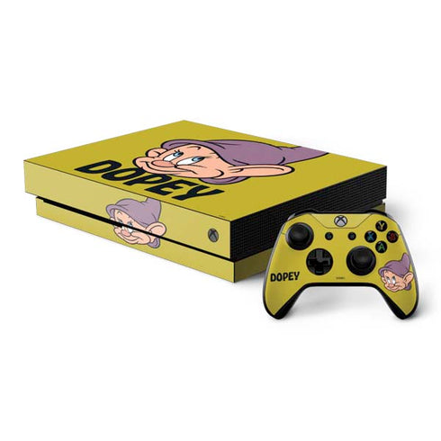 Disney Snow White Dopey Dwarf Xbox One X Bundle Skin