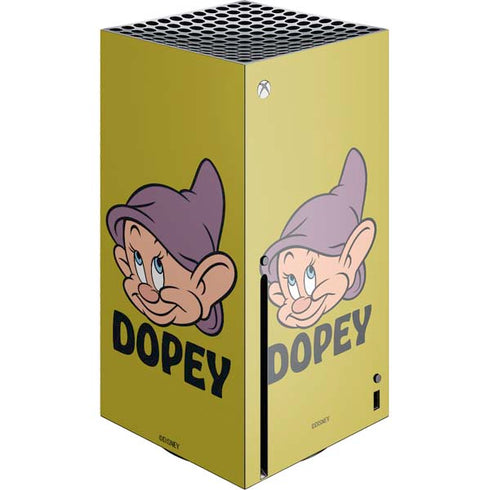 Disney Snow White Dopey Dwarf Xbox Series X Console Skin