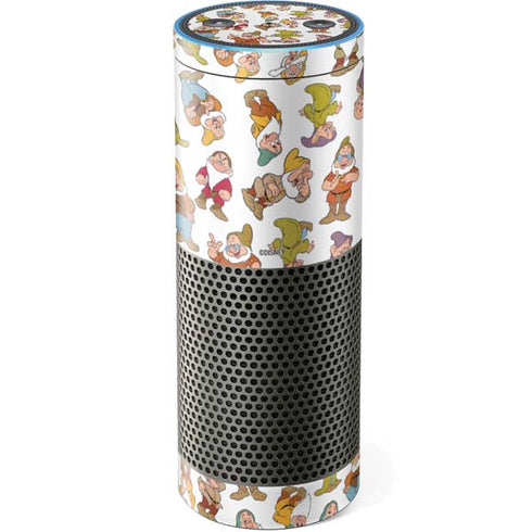 Disney Snow White Dwarfs Pattern Amazon Echo Skin