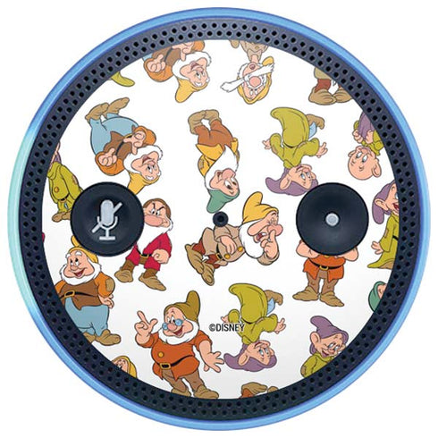 Disney Snow White Dwarfs Pattern Amazon Echo Skin