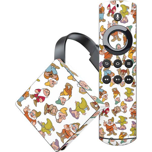 Disney Snow White Dwarfs Pattern Amazon Fire TV Skin