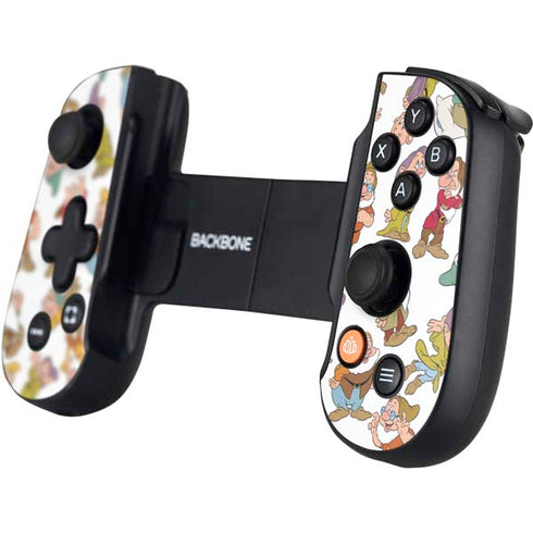 Disney Snow White Dwarfs Pattern Backbone One for iPhone Game Controller Skin