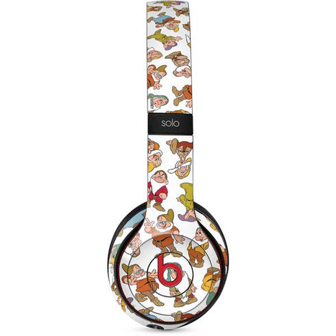Disney Snow White Dwarfs Pattern Beats Solo 2 Wireless Skin