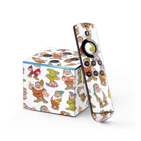 Disney Snow White Dwarfs Pattern Fire TV Cube Skin