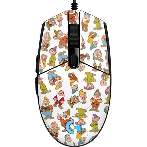 Disney Snow White Dwarfs Pattern G203 Prodigy RGB Wired Gaming Mouse Skin