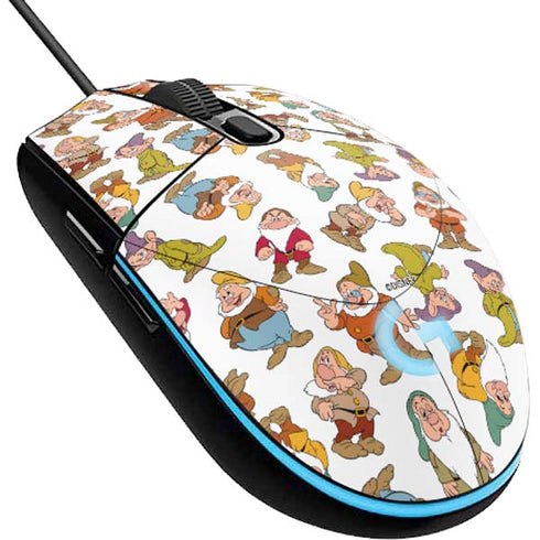 Disney Snow White Dwarfs Pattern G203 Prodigy RGB Wired Gaming Mouse Skin
