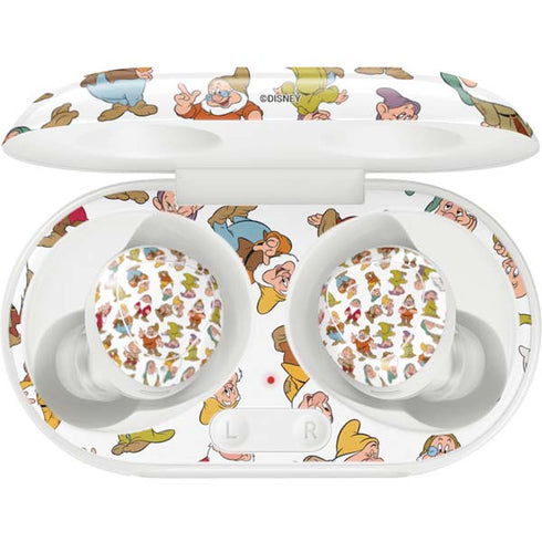 Disney Snow White Dwarfs Pattern Galaxy Buds Plus Skin