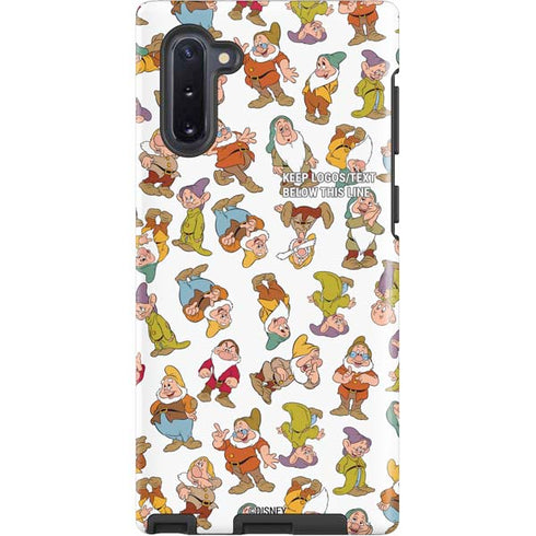 Disney Snow White Dwarfs Pattern Galaxy Note 10 Pro Case