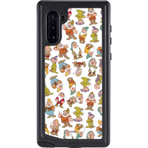 Disney Snow White Dwarfs Pattern Galaxy Note 10 Waterproof Case