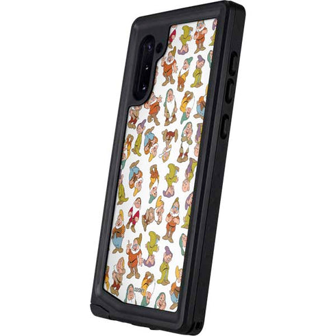 Disney Snow White Dwarfs Pattern Galaxy Note 10 Waterproof Case
