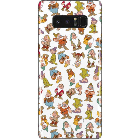 Disney Snow White Dwarfs Pattern Galaxy Note 8 Skin
