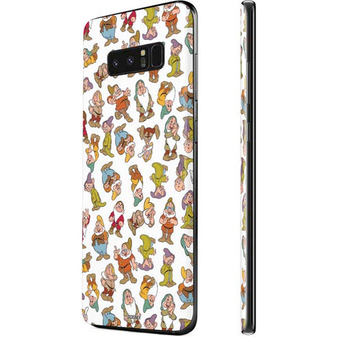 Disney Snow White Dwarfs Pattern Galaxy Note 8 Skin