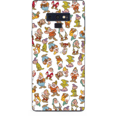 Disney Snow White Dwarfs Pattern Galaxy Note 9 Skin