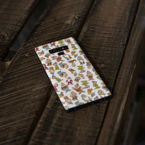 Disney Snow White Dwarfs Pattern Galaxy Note 9 Skin