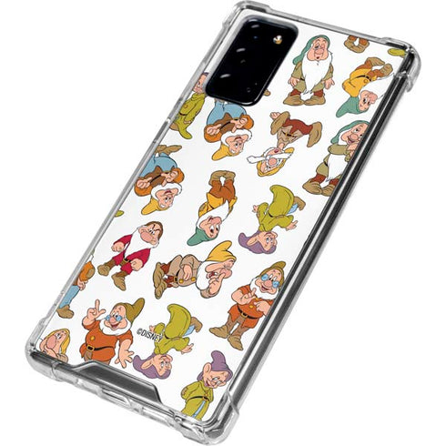 Disney Snow White Dwarfs Pattern Galaxy Note20 5G Clear Case