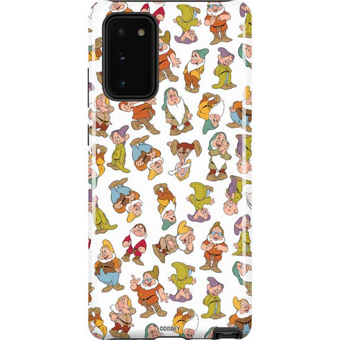 Disney Snow White Dwarfs Pattern Galaxy Note20 5G Pro Case