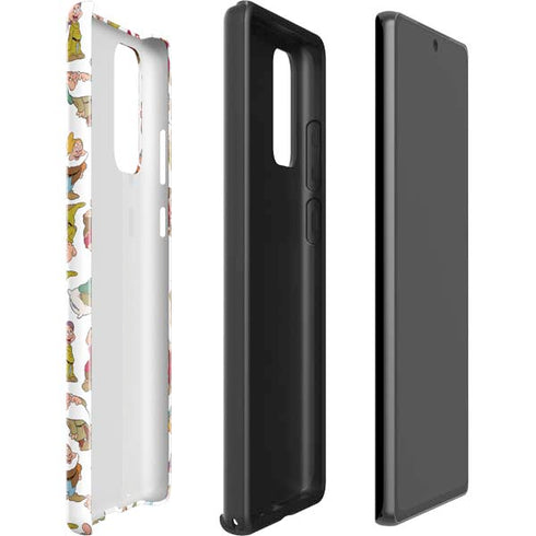 Disney Snow White Dwarfs Pattern Galaxy Note20 5G Pro Case