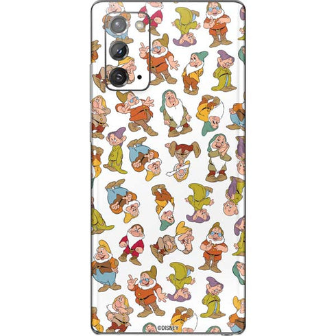Disney Snow White Dwarfs Pattern Galaxy Note20 5G Skin