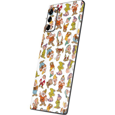 Disney Snow White Dwarfs Pattern Galaxy Note20 5G Skin