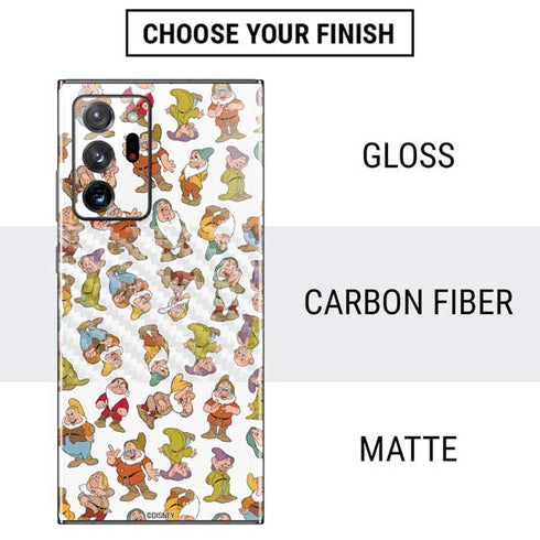 Disney Snow White Dwarfs Pattern Galaxy Note20 Ultra 5G Skin