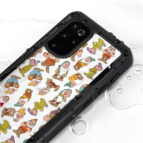 Disney Snow White Dwarfs Pattern Galaxy S20 Plus Waterproof Case