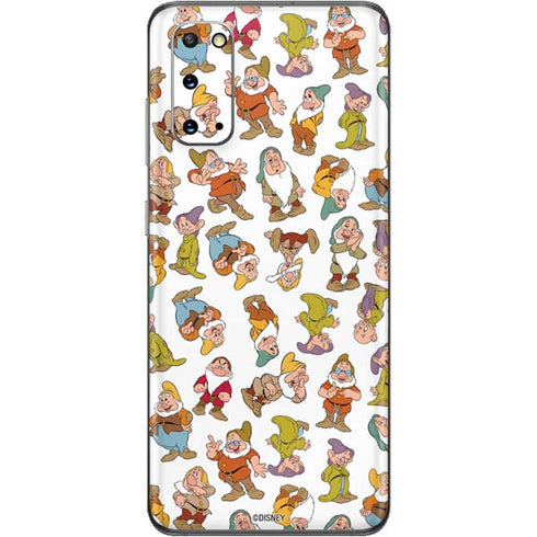 Disney Snow White Dwarfs Pattern Galaxy S20 Skin