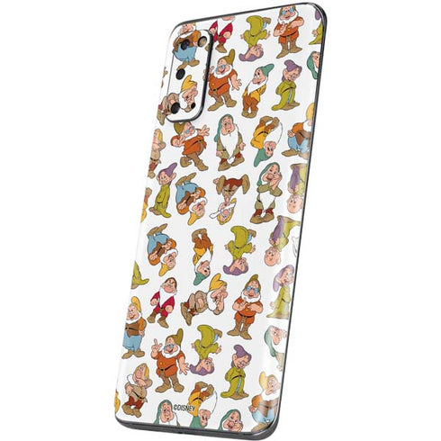 Disney Snow White Dwarfs Pattern Galaxy S20 Skin