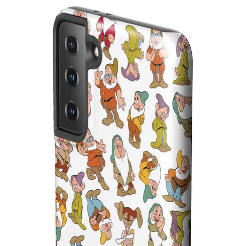 Disney Snow White Dwarfs Pattern Galaxy S21 Plus 5G Pro Case