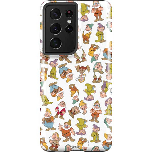 Disney Snow White Dwarfs Pattern Galaxy S21 Ultra 5G Pro Case