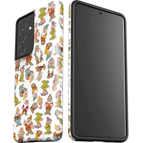 Disney Snow White Dwarfs Pattern Galaxy S21 Ultra 5G Pro Case
