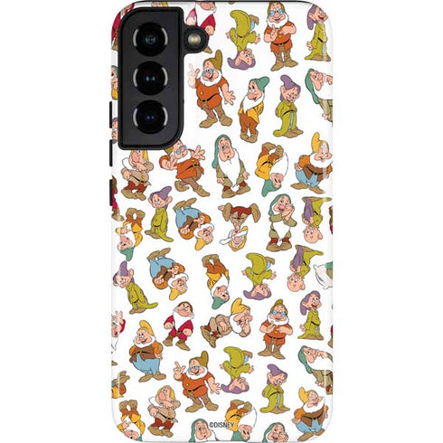 Disney Snow White Dwarfs Pattern Galaxy S22 Plus Pro Case