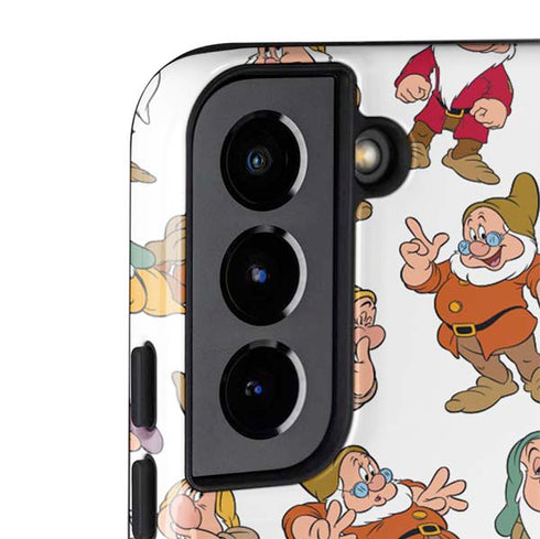 Disney Snow White Dwarfs Pattern Galaxy S22 Plus Pro Case