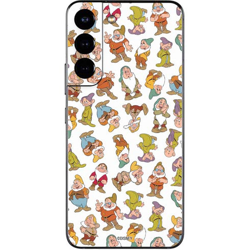 Disney Snow White Dwarfs Pattern Galaxy S22 Skin