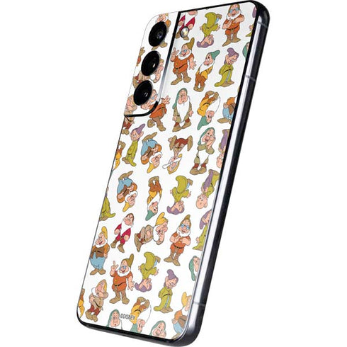 Disney Snow White Dwarfs Pattern Galaxy S22 Skin