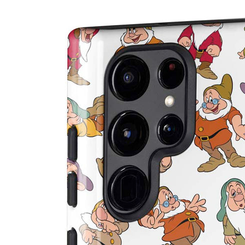 Disney Snow White Dwarfs Pattern Galaxy S22 Ultra Pro Case