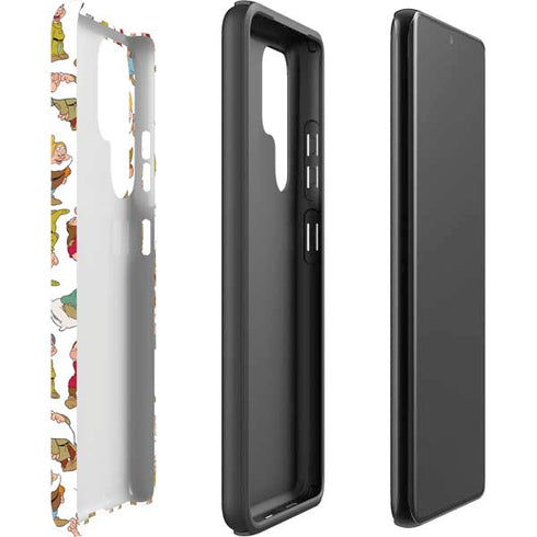 Disney Snow White Dwarfs Pattern Galaxy S22 Ultra Pro Case