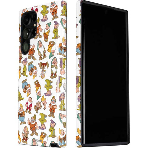 Disney Snow White Dwarfs Pattern Galaxy S22 Ultra Pro Case