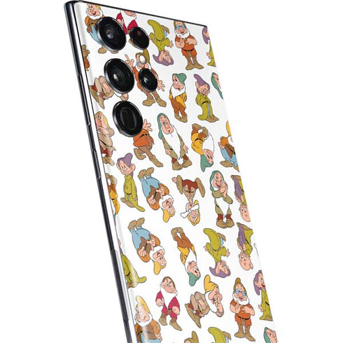 Disney Snow White Dwarfs Pattern Galaxy S22 Ultra Skin
