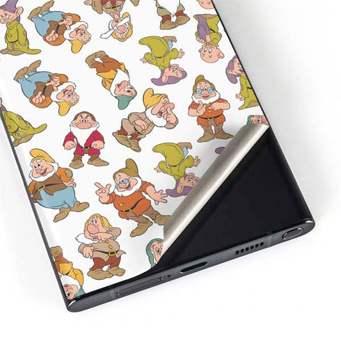 Disney Snow White Dwarfs Pattern Galaxy S22 Ultra Skin