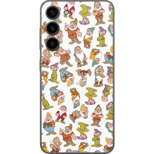 Disney Snow White Dwarfs Pattern Galaxy S23 Plus Skin