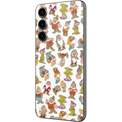 Disney Snow White Dwarfs Pattern Galaxy S23 Plus Skin